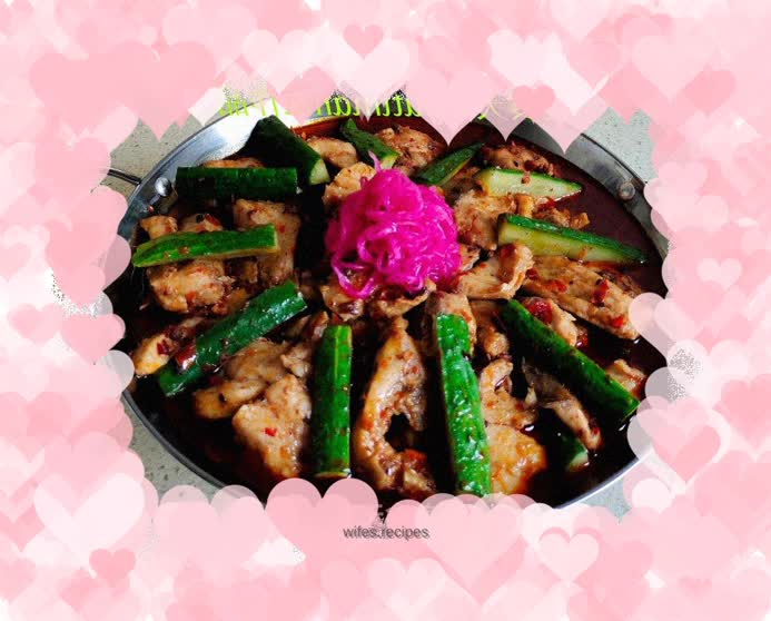 Homemade boiled fish