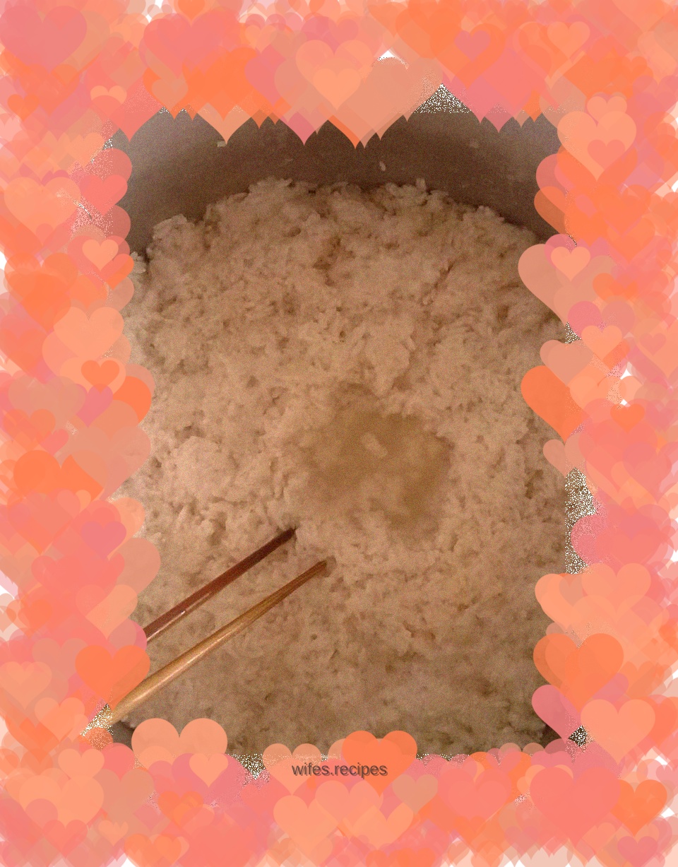 The production of farmhouse fermented glutinous rice wine