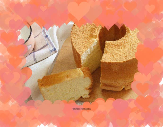 Original low sugar chiffon (18cm hollow)