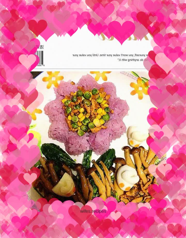 Creative baby meal---Mushroom Forest