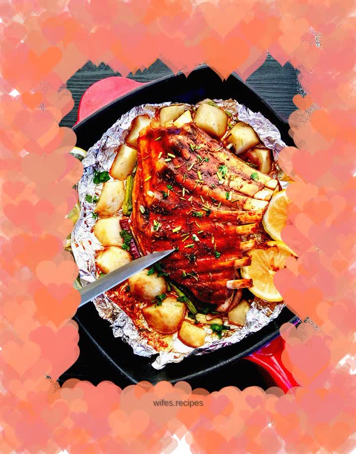 Grilled Lamb Chops with Potatoes