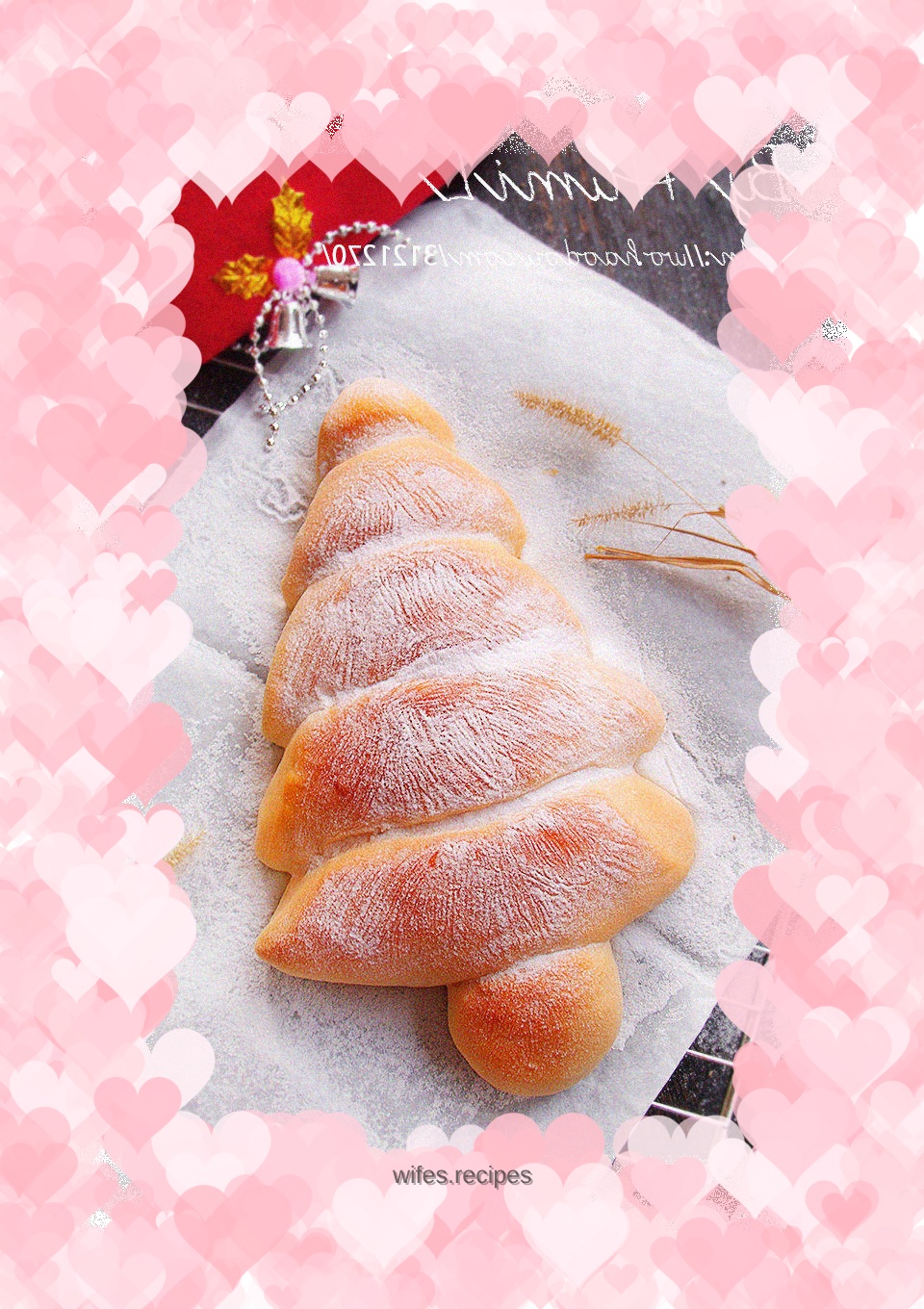 Christmas tree bread