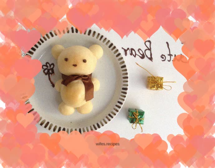 Cute bear bread