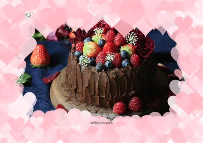 Christmas chocolate cake