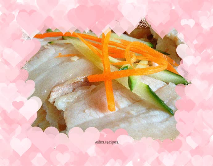 Authentic Sichuan flavor--white meat with garlic paste