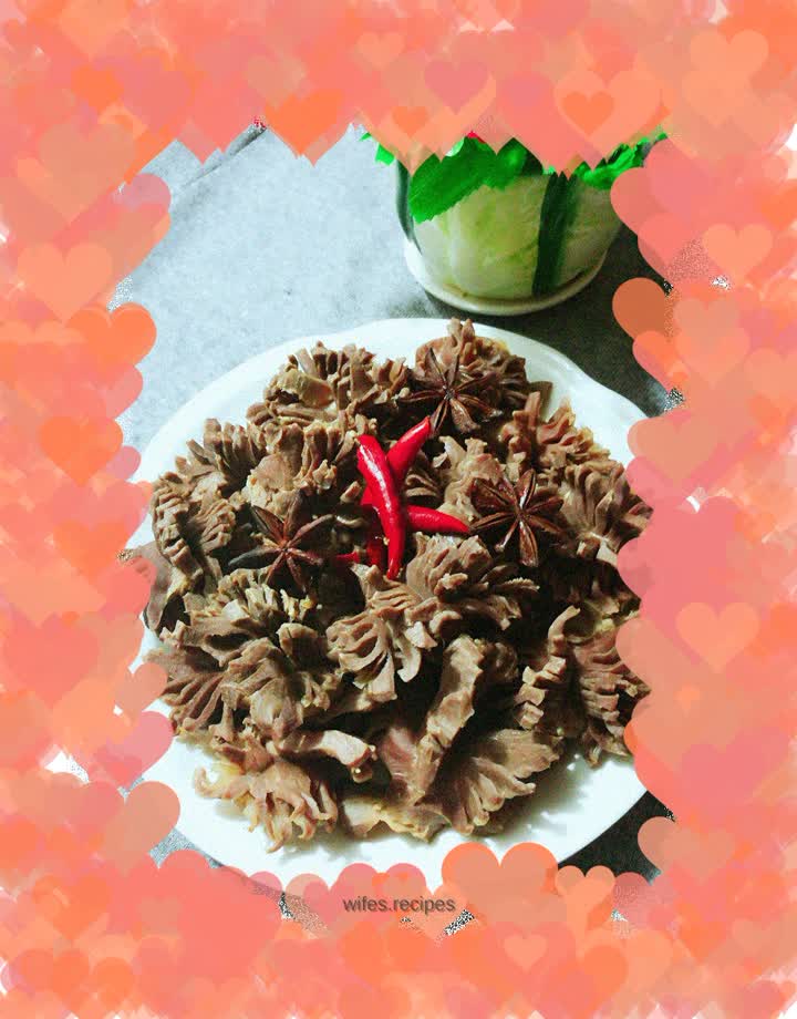 Braised gizzard flowers