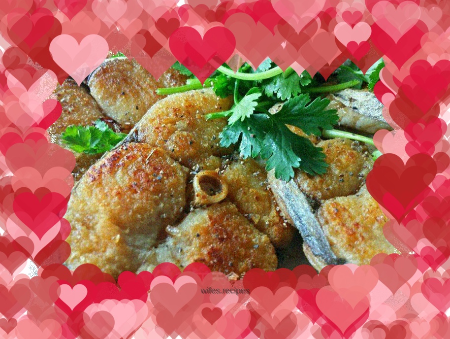 Pan-fried salted mackerel