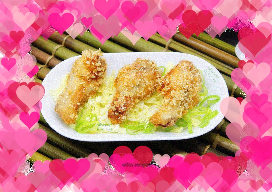 Crispy fried chicken root