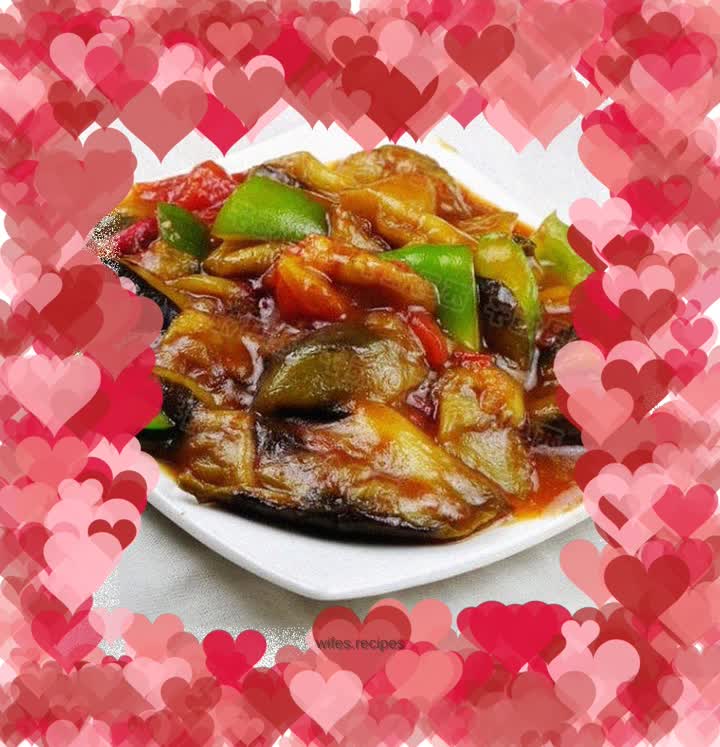 Grilled eggplant with tomatoes