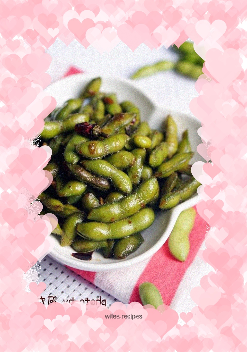 Fried edamame