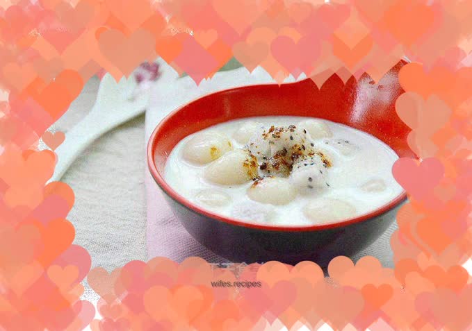 Dragon fruit multi-ball dessert