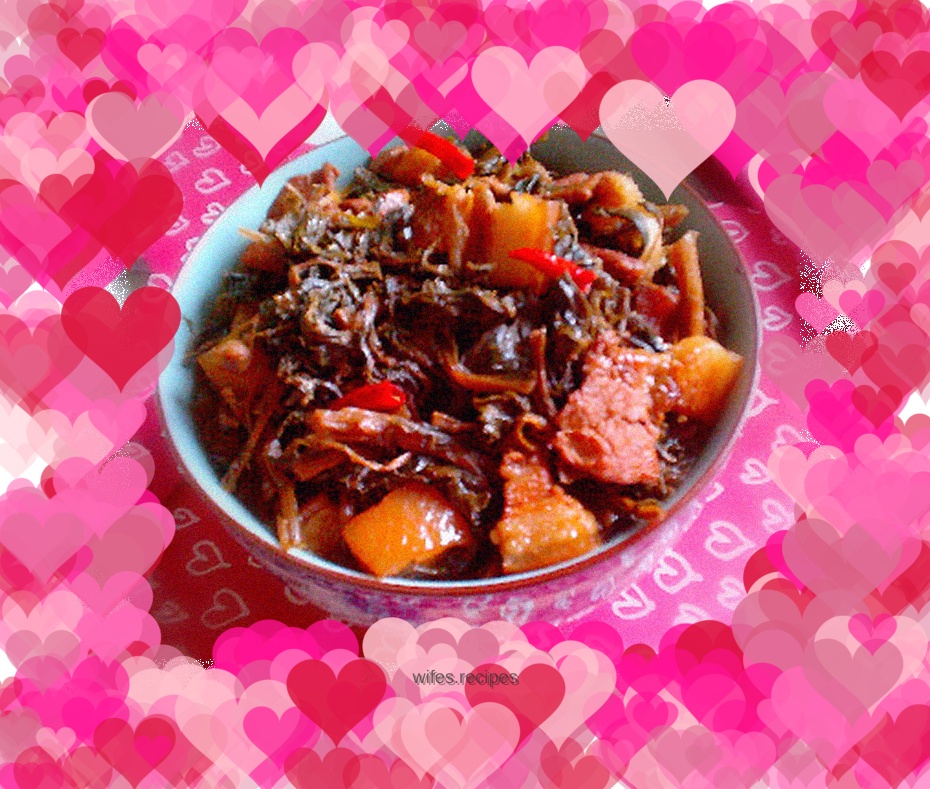 Braised Pork with Dried Plums and Vegetables