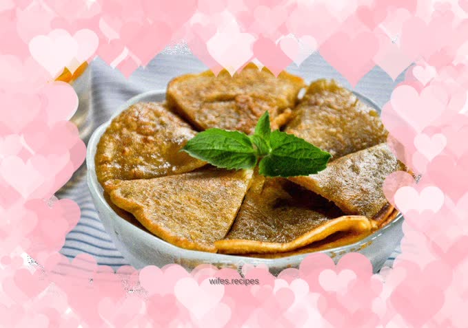 Brown sugar egg pancake