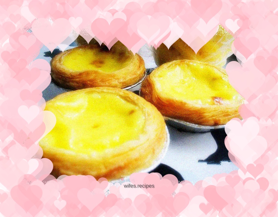 Lazy version of egg tart (minimalist and delicious version)