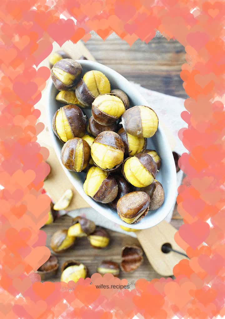 Lemon roasted chestnuts