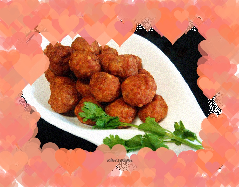 Crispy little meatballs