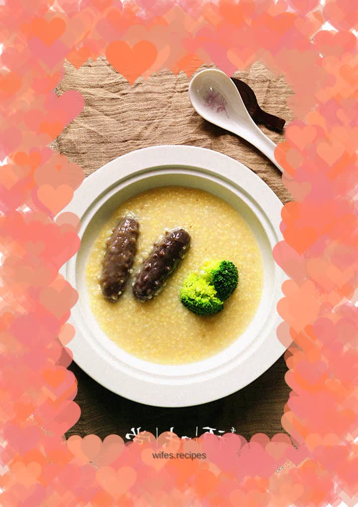 Millet stewed with ginseng