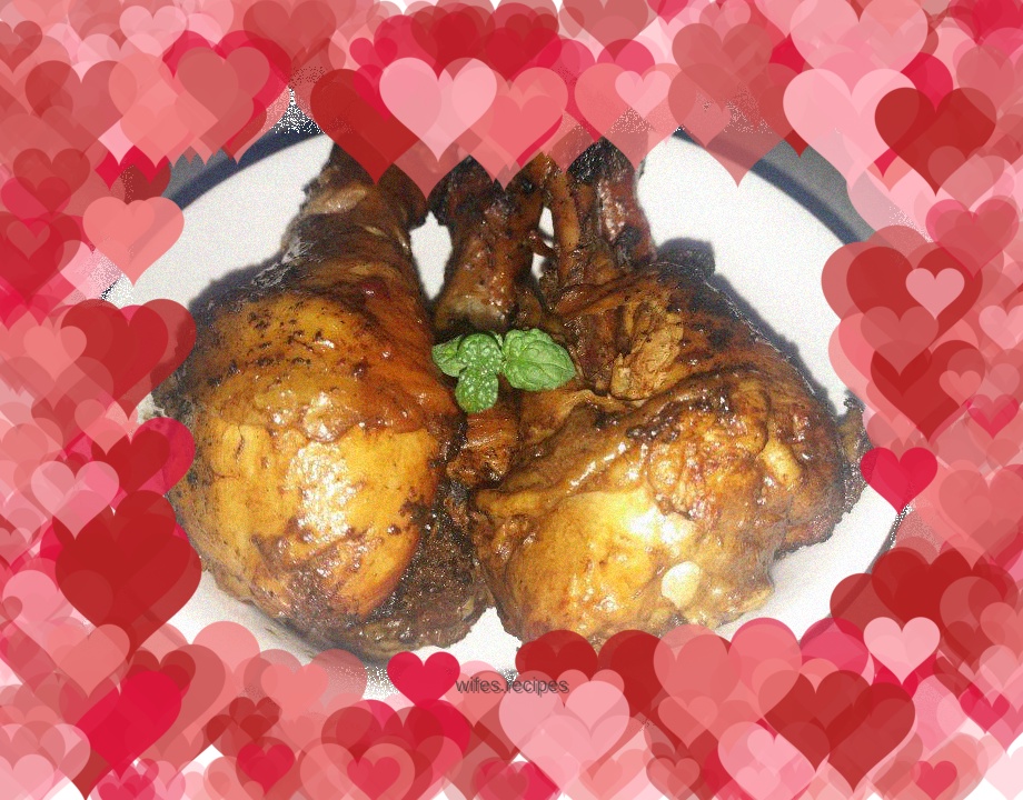 Five spice braised chicken legs