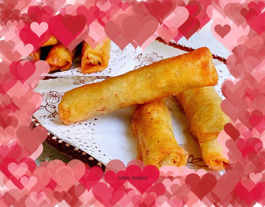 Chives and Pork Spring Rolls