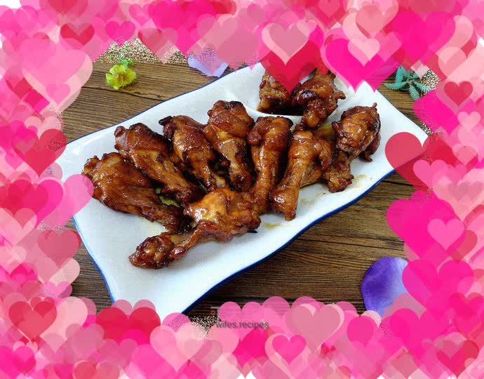 Home-style stewed chicken wing roots