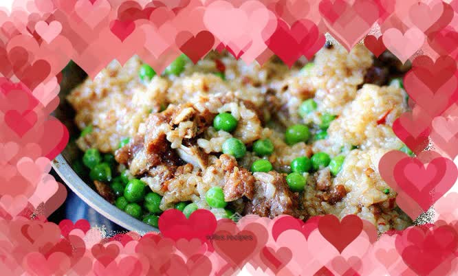 Pea and Glutinous Rice Pork Ribs