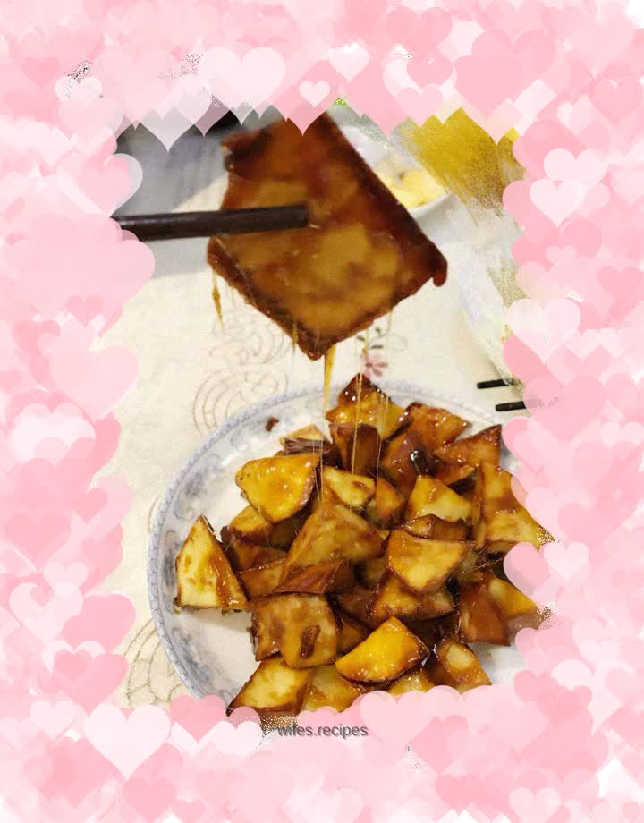 Shredded sweet potato