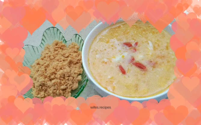 Pumpkin and millet nutritional porridge