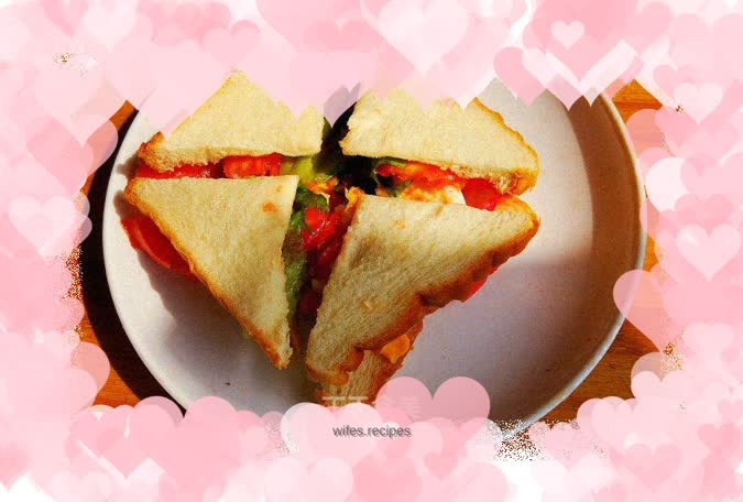 Fast food original sandwich