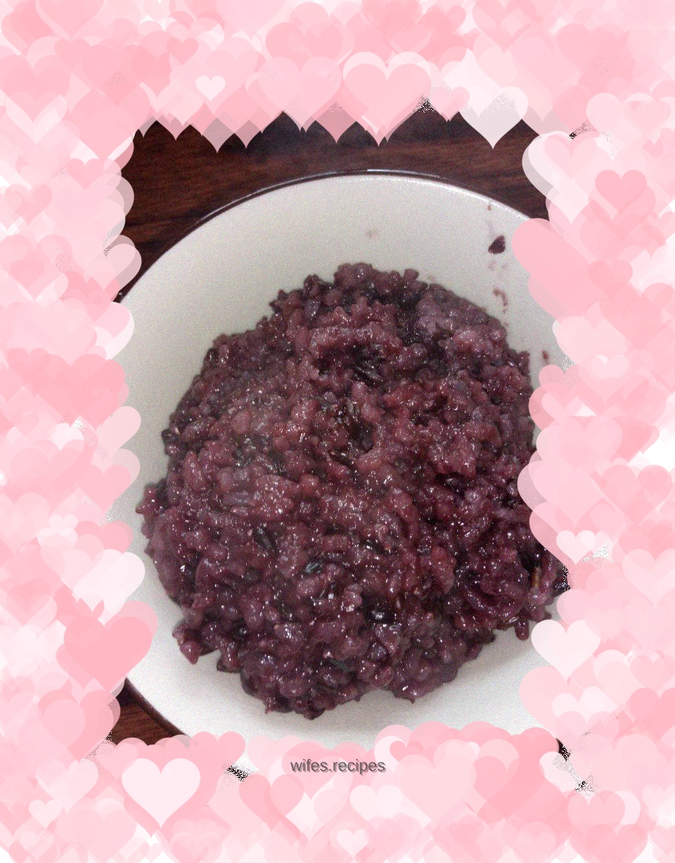 Sweet black rice