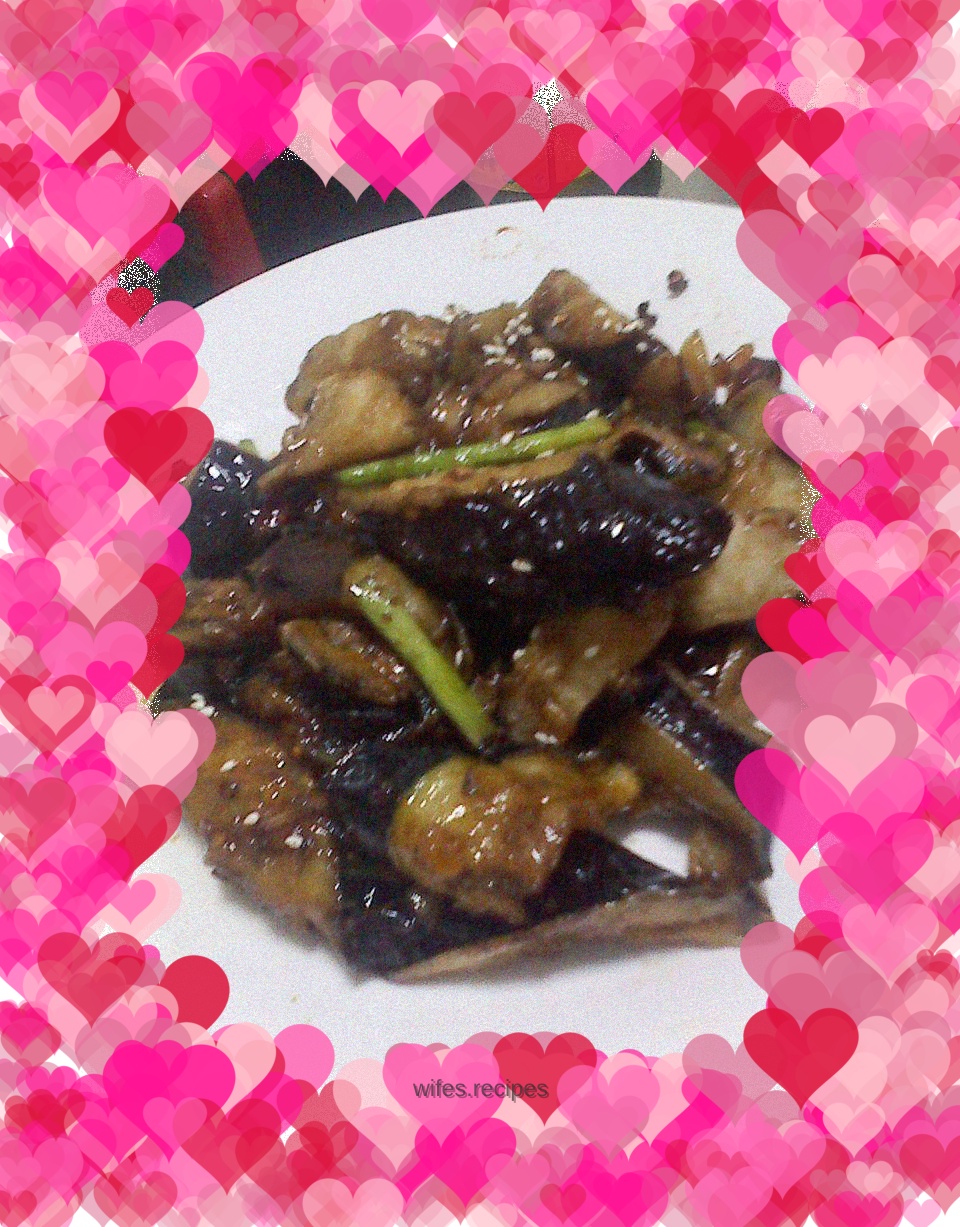 Home version of flavored eggplant---it tastes just like the restaurant version!