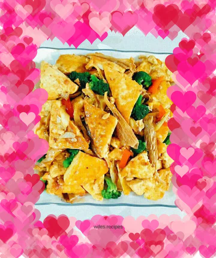 Grilled Tofu with Abalone Mushroom