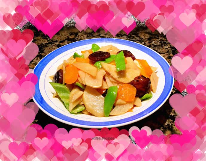 Vegetarian fried yam