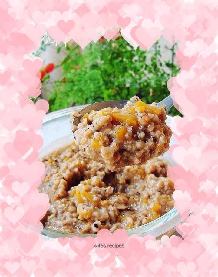 Microwave Pumpkin Oatmeal Peanut Paste