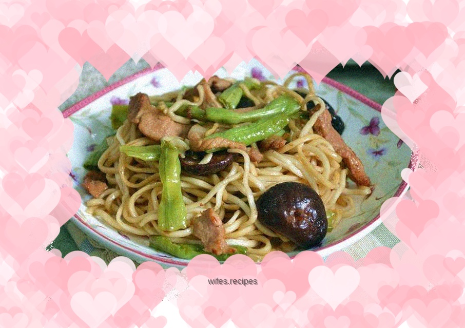 Braised cowpea noodles