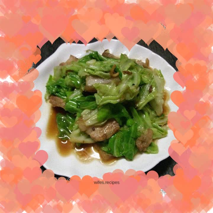 Stir-fried cabbage