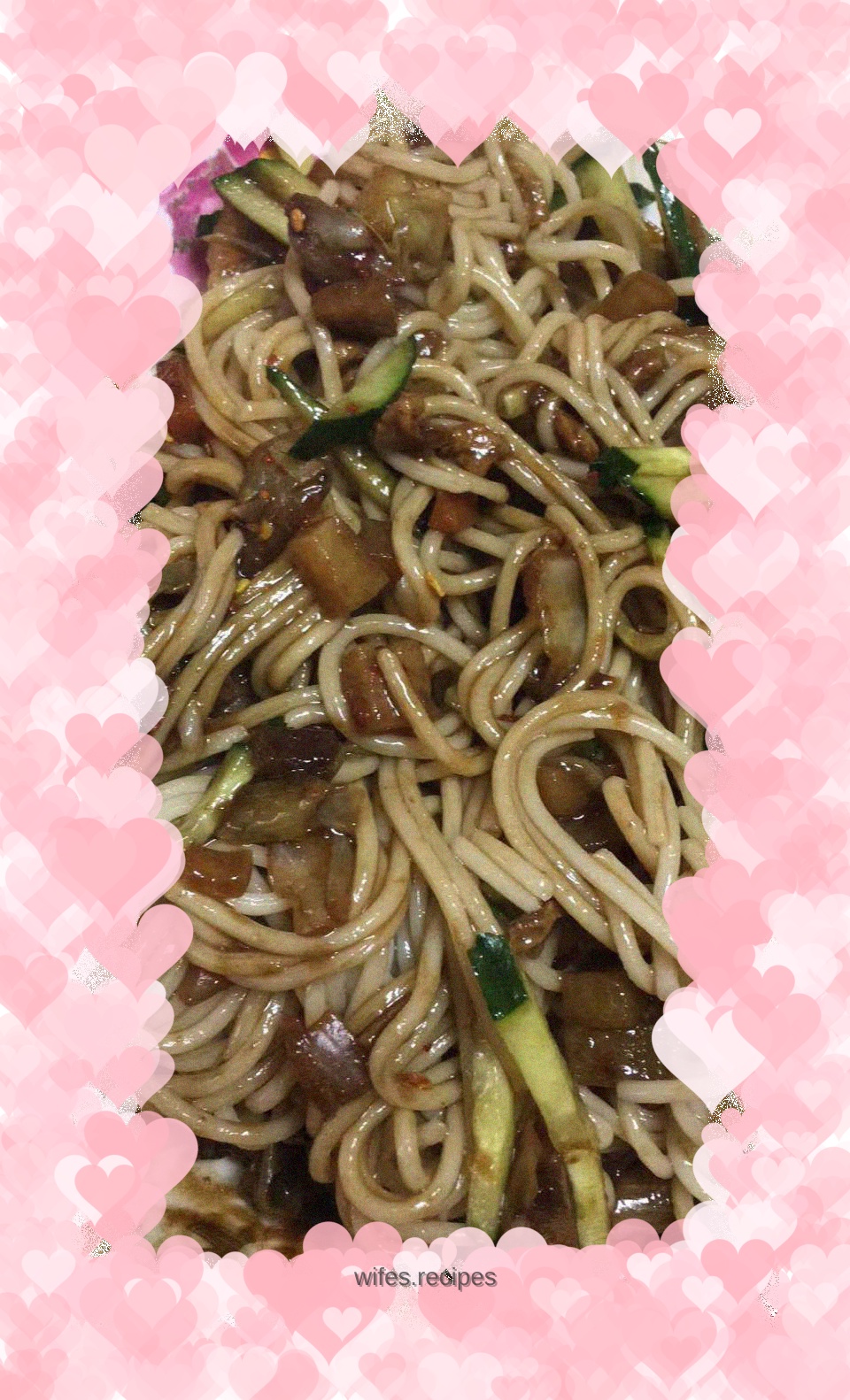 Korean fried noodles