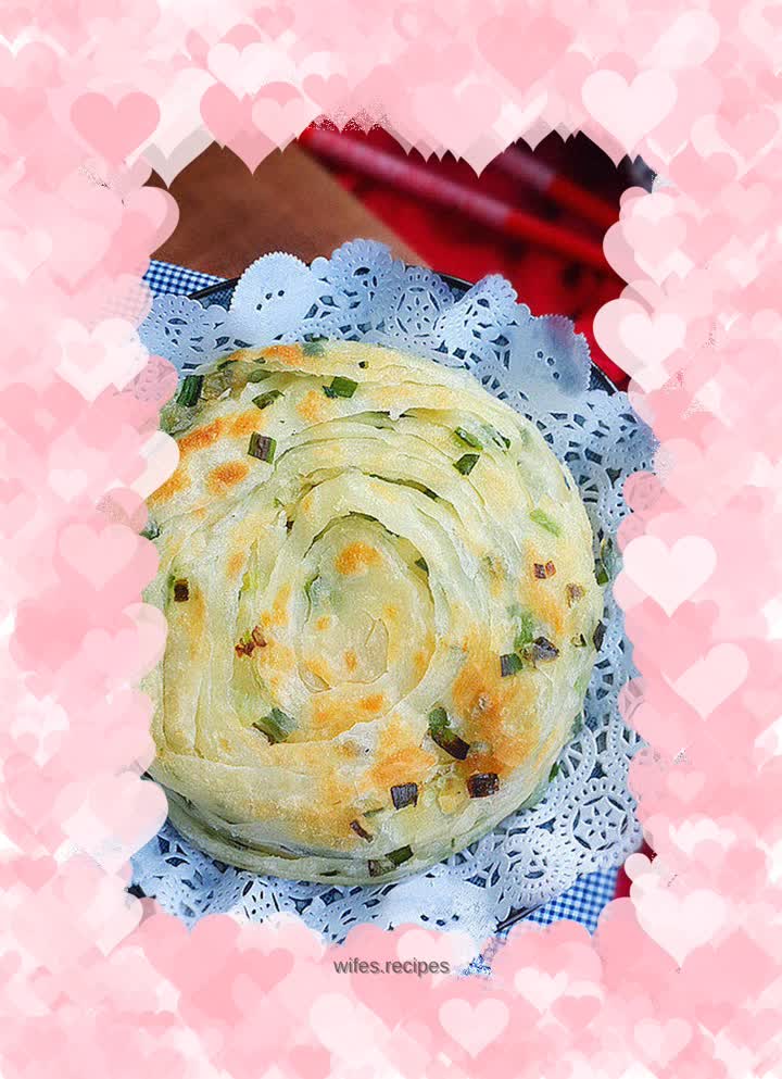 Chive hand cake