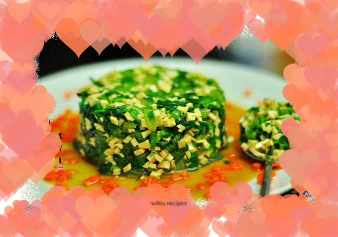 Dried Tofu and Lettuce Leaves