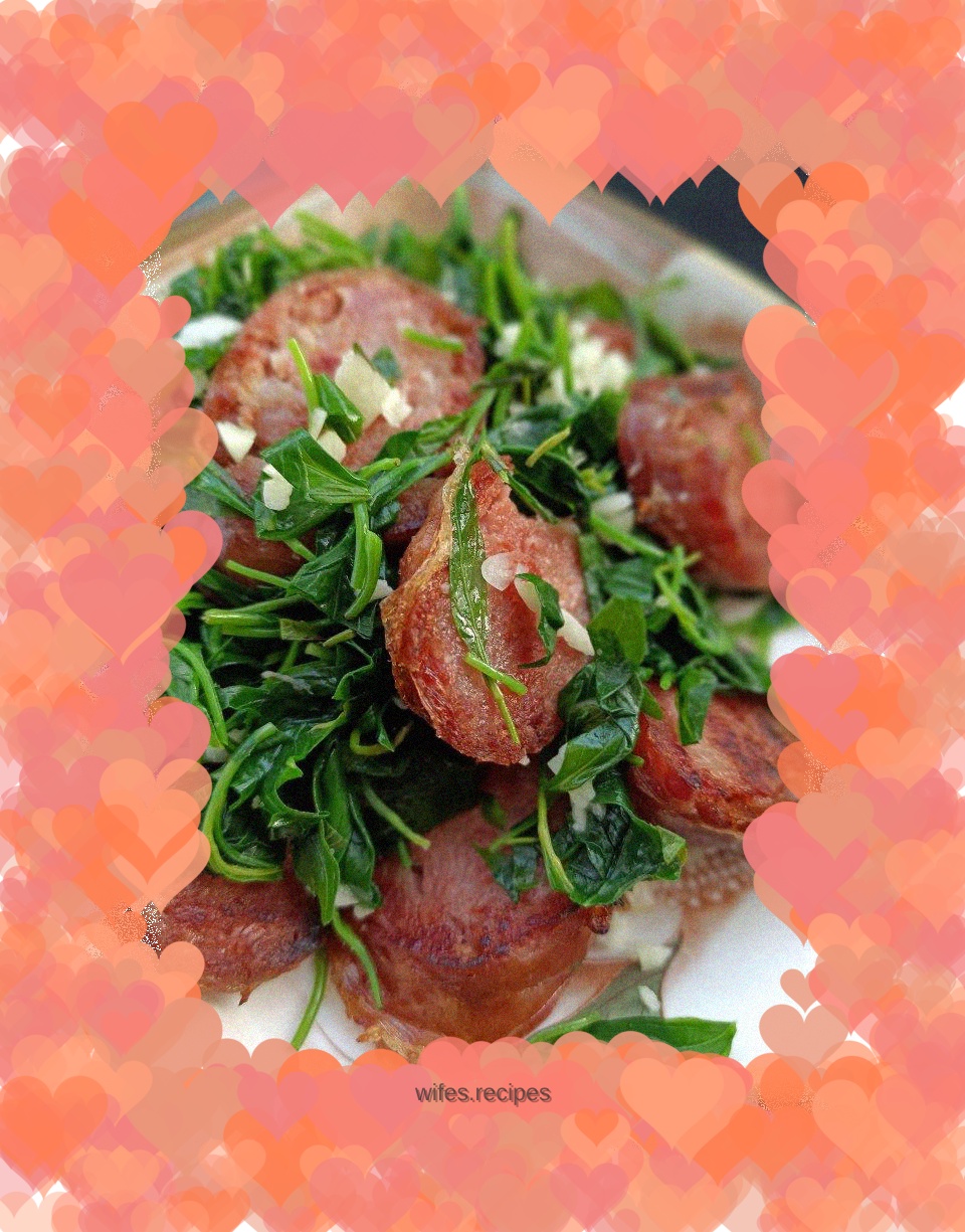 Grilled Sausage with Malantou