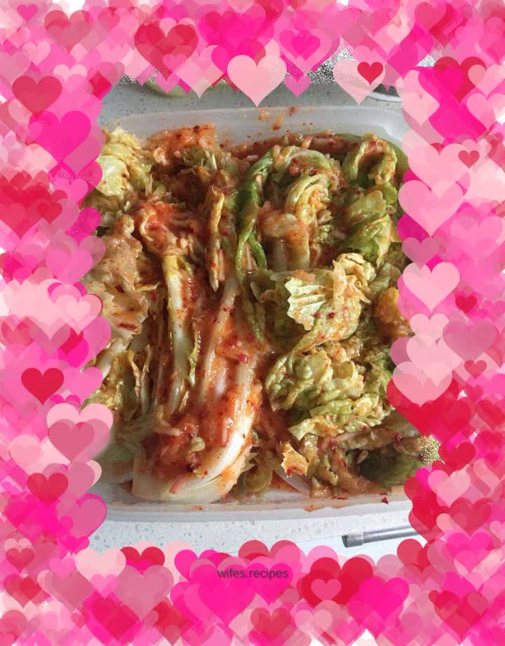 Pickled spicy cabbage