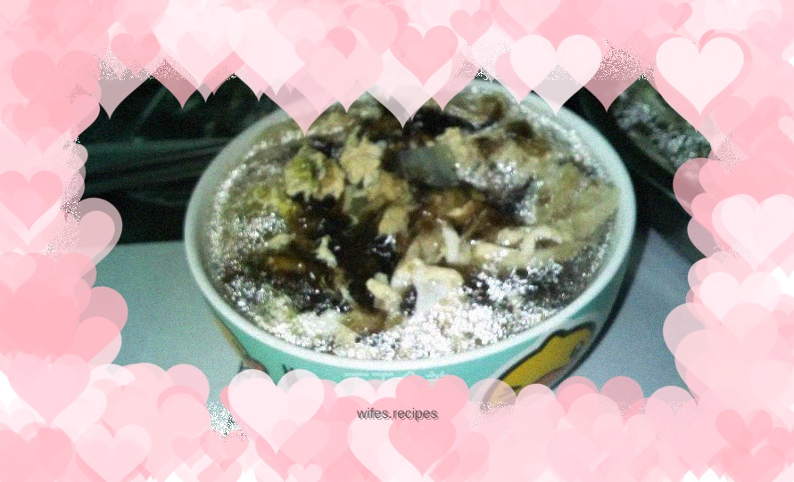 Seaweed, egg and yuba soup noodles