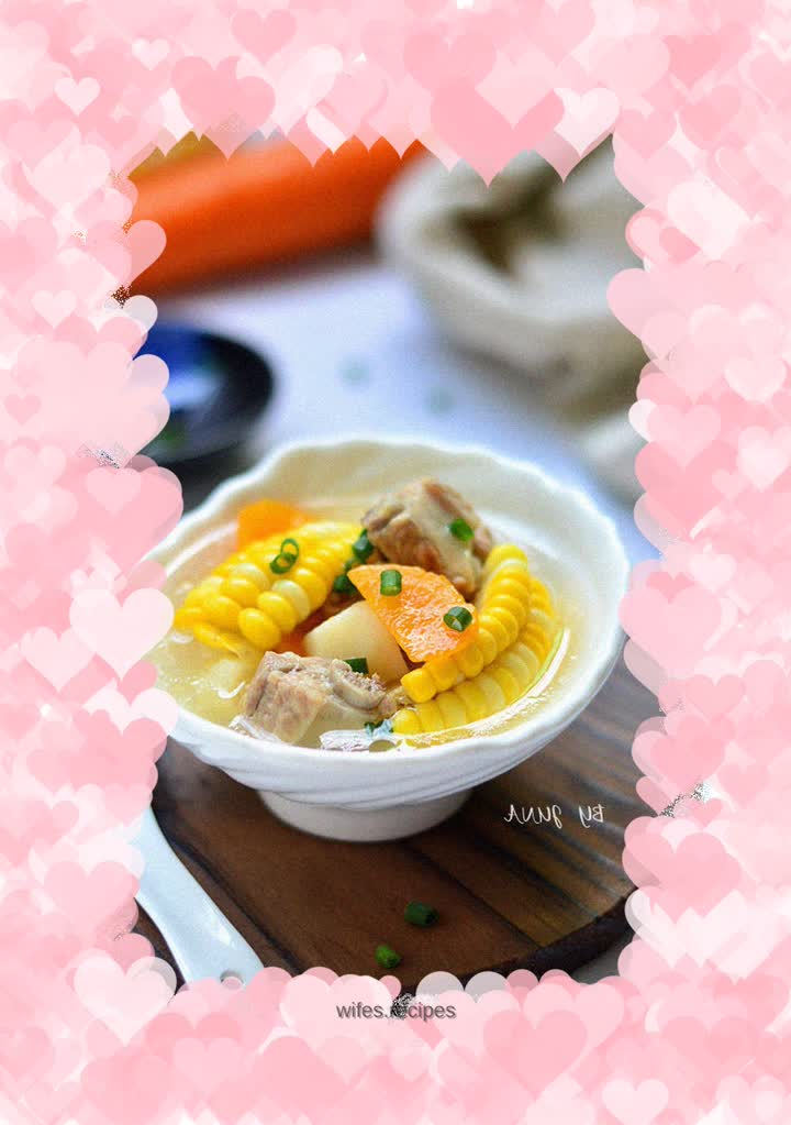 Corn ribs soup
