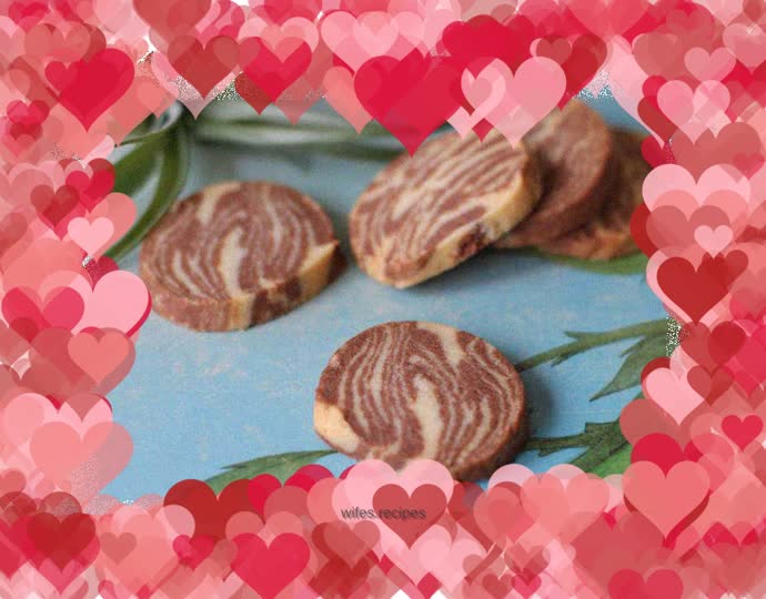 Striped Afternoon Tea Biscuits