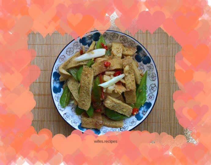 Stir-fried Shiping Frozen Tofu