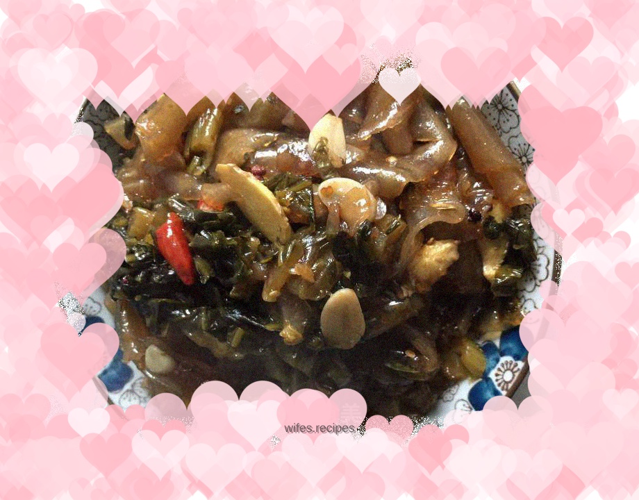 Pickled cabbage vermicelli