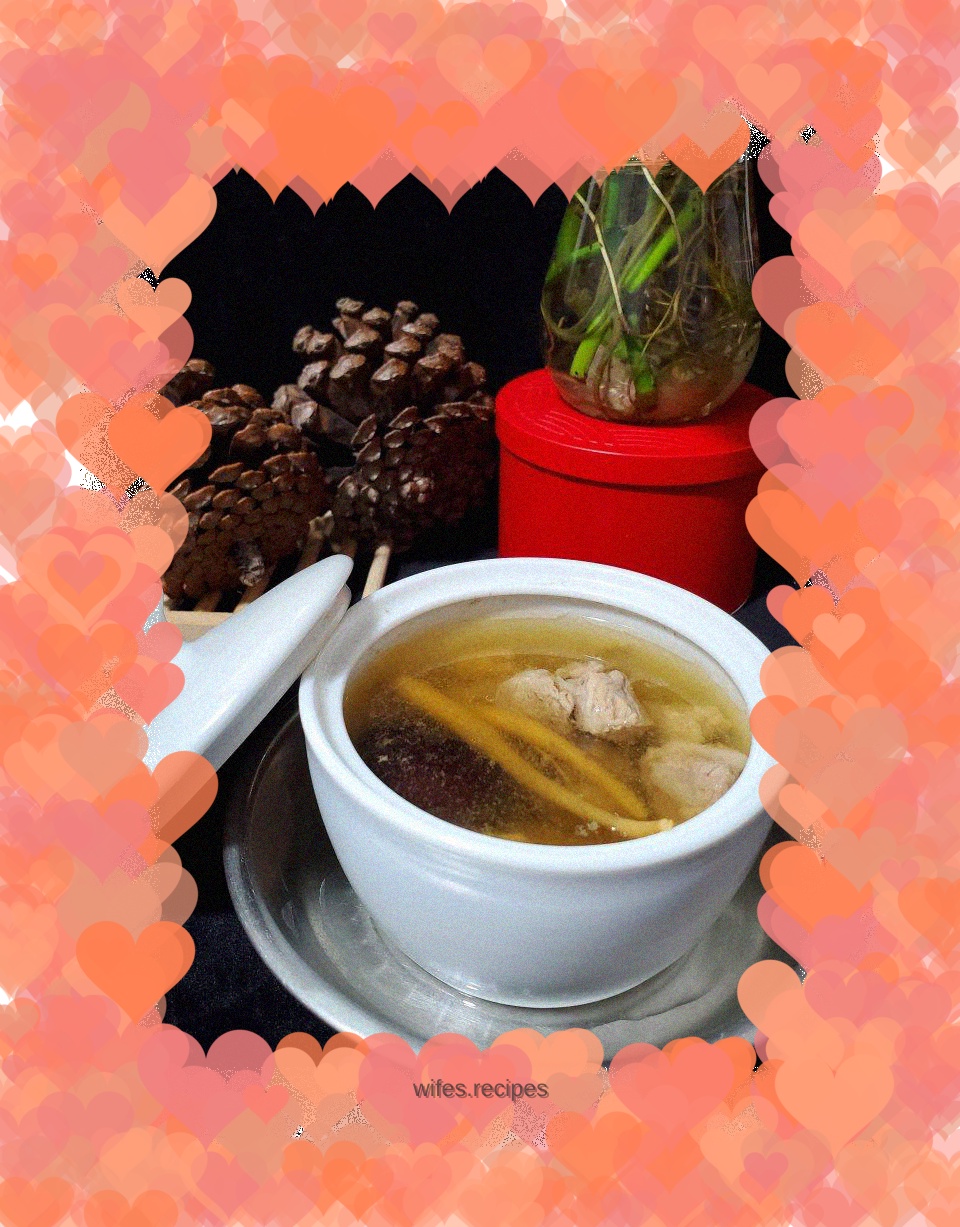 Stewed lean meat with ginseng