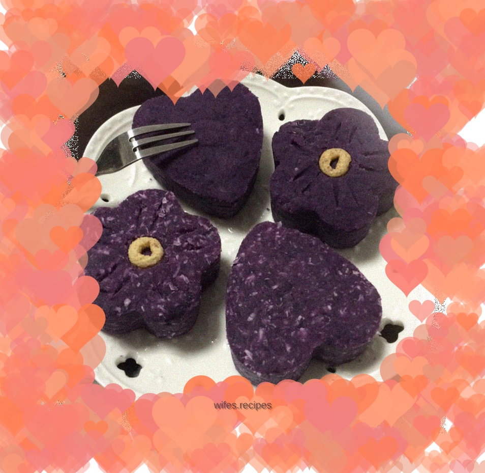 Shredded Coconut Purple Sweet Potato Mashed