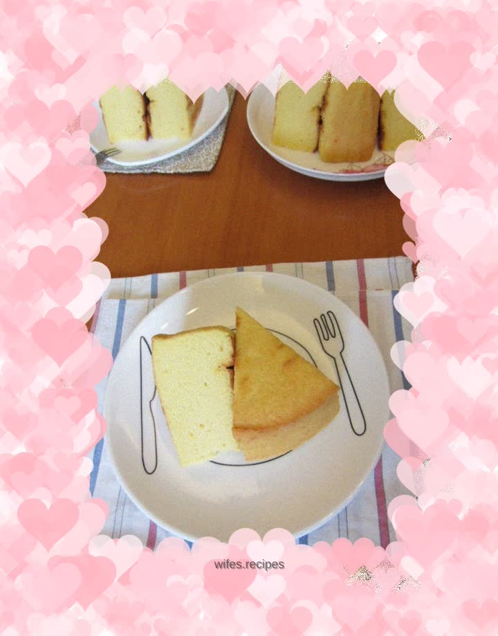 Pumpkin chiffon cake