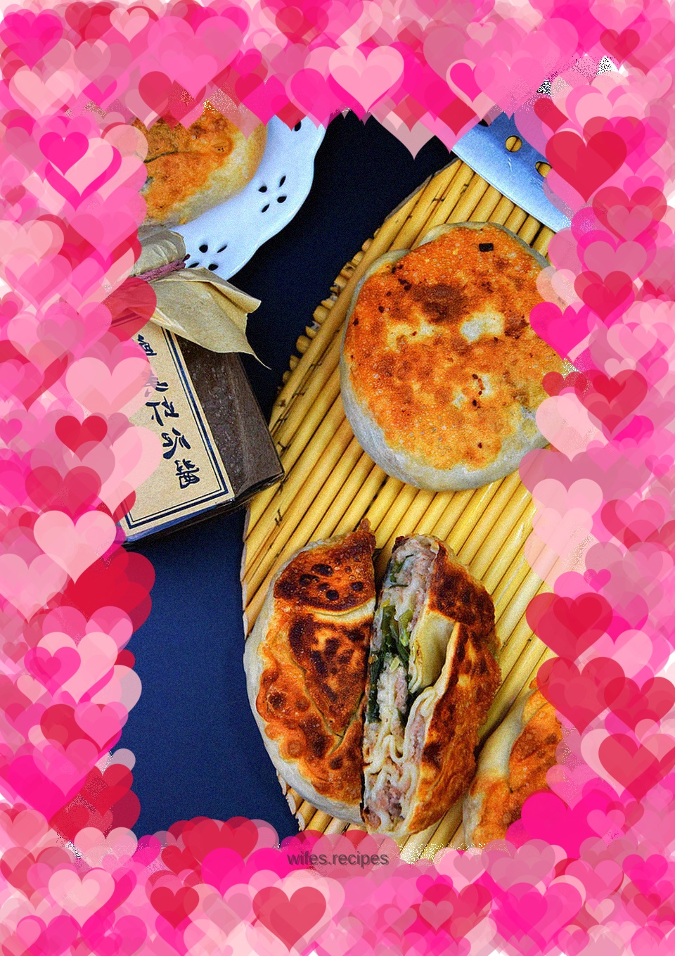 Wakame Shrimp Paste Minced Pork Pancake