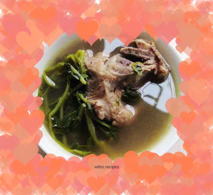 Laohuo Soup --- Watercress and Fan Bone